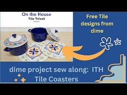 @dzgns  Free Tile Trivet in the hoop project