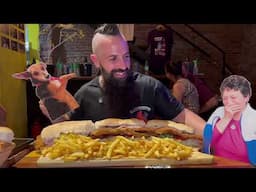 INTENTÉ COMERME EL SANGUCHE DE MILANESA MÁS GRANDE DE BUENOS AIRES