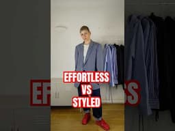EFFORTLESS vs STYLE / casual to dressy outfits with an upcycled blazer design #blazers #styling