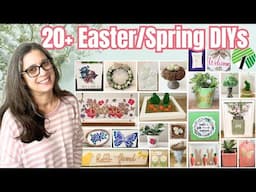 Easy Spring & Easter Decor DIYs | Dollar Tree Budget Home Decor Makeovers & Crafts