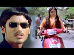 Dhanush flirting Chaya Singh | Love Thief | English Dubbed Movie Scene | Love Story | #shortvideo