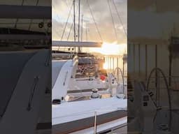 Good morning! Here's a sunrise from Eckernförder, Germany, while Editor Theo was testing a Saare 47.