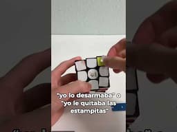 Resolviendo un cubo RUBIK DESHACIÉNDOLO 😡