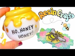 DIY RESIN CRAFTS-  HONEYPOT- LIGHT CATCHER HONEYBEE- S&T April Elves Box