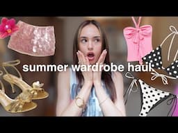 buying my *DREAM* summer wardrobe 🍓 & try-on haul! (2025)