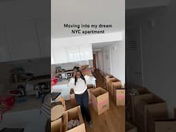 Moving into my dream NYC apartment