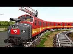 Fire Rescue Train Saves the Station! 🚂🔥 Fire Truck & Water Tank Team Up!
