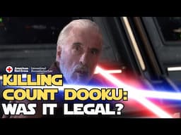 Was Count Dooku's execution legal? The Law of War & Star Wars