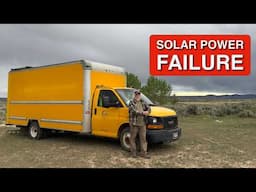 Off-Grid Solar Electric Failure in the Wyoming Wilderness