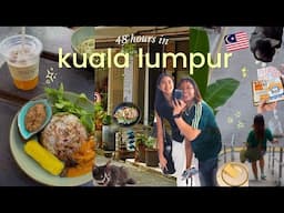 48H IN KUALA LUMPUR 🌺 🌴 cafe hopping, shopping, lots of eating, things to do (travel vlog)