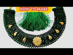 New Design Crystal Gold Necklace Making| How Gold Necklace is made | Gold Jewelry - Nadia Jewellery