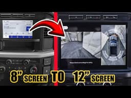2023 and UP Ford F-250 8 to 12 inch Screen OEM UPGRADE. PLUG and PLAY!