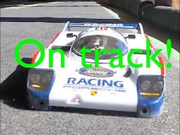 Testing Tamiya's Porcehe 956 1/10 rc. Top fun!