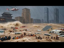No Escape: 900,000+ Crying for Rescue as Devastating Flooding Drowns Chinese Cities Overnight!