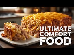 Macaroni and Cheese Meatloaf Casserole | Ultimate Comfort Food Mash-Up! 🧀🍖