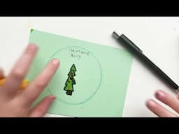 Junie Makes a Christmas Ornament