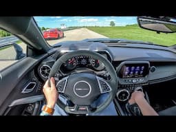 2023 Chevrolet Camaro SS 1LE - POV Track Battle w/ 981 Cayman GT4 (Gingerman Raceway)