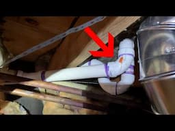Installing an Alcove Shower and a Weird P-Trap -  Cabin Bathroom Renovation 3