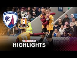MATCH HIGHLIGHTS: Chesterfield v Bradford City
