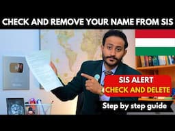 How to Check Your Name in the Schengen Information System (SIS) | Detail video