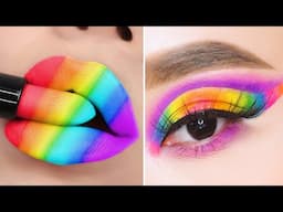 Insane Rainbow Makeup Look 🌈  Viral MUA Transformation You NEED to See 🎨 Makeup Transformation