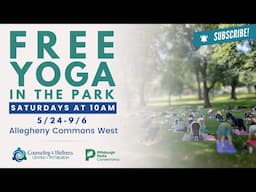 Yoga in the Park 2025 Counseling and Wellness Center of Pittsburgh