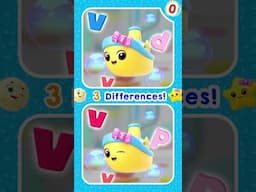 🔍🤔 Find 3 Differences! Are Your Eyes Sharp Enough? 👓✨ #game #fun #kids