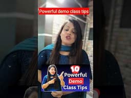 How to start your demo class #democlass #teaching #trending #manjumam #ytshorts