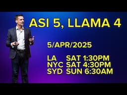 5/Apr/2025 - ASI checklist item #5, Llama 4 Behemoth 2T on ~30T tokens, 1X NEO AGI
