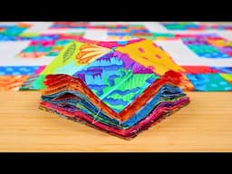The Simple Quilt Pattern That Always Turns Out Amazing! (Even with ugly fabrics)