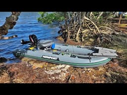Are inflatable Boats Worth it? NS130 Unbox, Setup, Fishing and Walktru