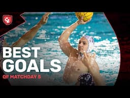 BEST GOALS | Great Finishes On Penultimate Day | Water Polo Champions League Quarter Final Stage MD5