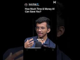 How He Saved His Money & Time Using AI? 😱 #kushallodha #shorts #ai