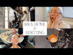 VLOG - Back Home in Vegas - New Skincare & Haircut | Unpacking & Organizing Clothes