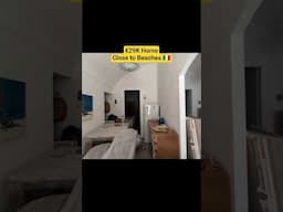 🇮🇹€29K Home for sale walking distance from amenities and 10min drive to beaches in Puglia Italy