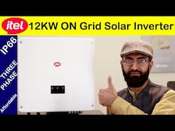 Itel 12KW Three Phase On Grid IP66 Solar Inverter | 10 Year warranty