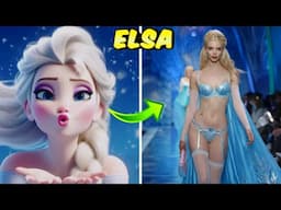 Disney Characters As Celebrity Models 🔥🔥🔥