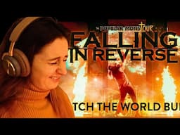 Falling In Reverse Reaction - Watch The World Burn (LIVE)