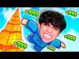 I made QUADRILLIONS in roblox climb and jump tower..