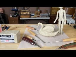 Using Wood Carving Tools to Shape Clay Sculpture