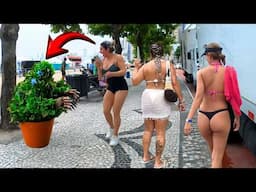 Bushman Scaring Beautiful Girls On The Beach🔥 Best Summer FEMALE Reactions! Absurdly Insane Ending!
