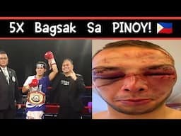 🔥KINAWAWA ng PINOY 5X Bagsak! Regie Suganob 🇵🇭 VS 🇹🇭 Nanthanon Thongchai / 3rd round T.K.O