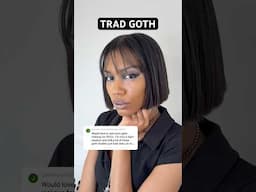 TRAD Goth palette and Haze Lipgloss + M147 Lipliner #makeuptutorial #gothmakeup
