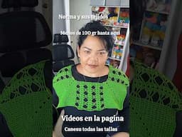 canesu para blusa o bata #crochet