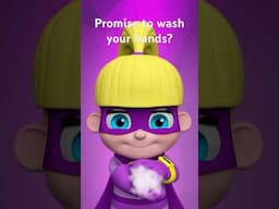 Promise to wash your hands before mealtimes? #shorts