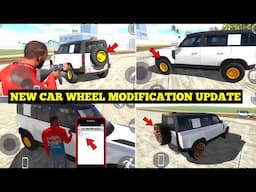New Car Wheel Modification Update in Indian Bike Driving 3D 🤯🔥| New Car Cheat Code | Harsh in Game