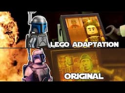 Lego Star Wars: Bounty Hunter - Montross scene comparation