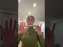 Put a finger down Visual Snow Syndrome edition 🧠 ❄️