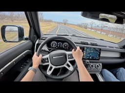 2025 Land Rover Defender 110 X-Dynamic SE - POV Street Driving Impressions