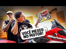 REAÇÃO DO KIM AO VER O VÍDEO QUE MEXI NA XRE 300